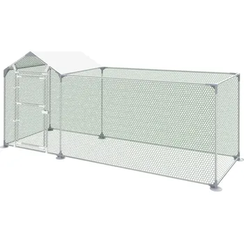 Venkovní výběh pro hlodavce kurník 2 x 1 x 1,5 m| Aufun železo, Barvy a parametry Materiál kov