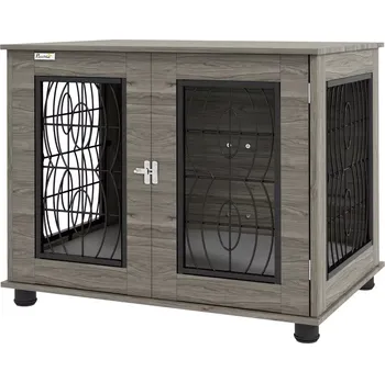 klec pro psa Klec pro psa s polštářem na ležení, do 20kg/50cm, Barvy a parametry Materiál dřevo