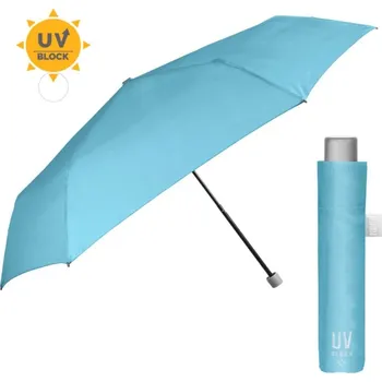 Skládací deštník s UV filtrem Perletti Time / Azzurro Pastello, 26409