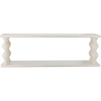 police Bloomingville Dřevěná police Salino White 80 cm