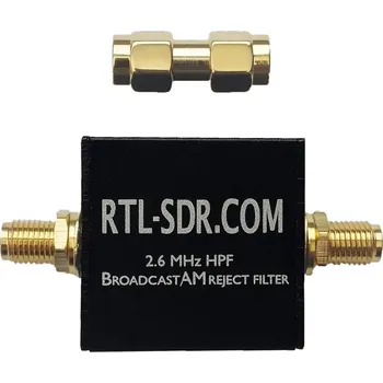 RTL-SDR Broadcast AM High Pass Filter (500kHz–1.7MHz, 2.6MHz HPF)