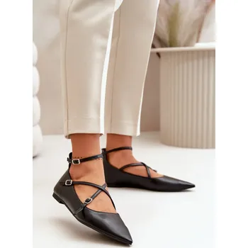 Dámské baleríny Baleríny Step in Style s propletenými pásky a špičatou špičkou, 40 i240_199808_2:40