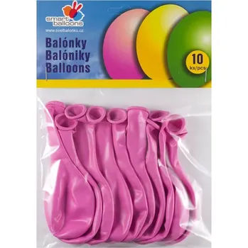 Balónek Nafukovací balonek 26 cm jednobarevný RŮŽOVÝ