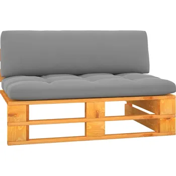 Zahradní pohovka Zahradní středová pohovka z palet hnědě impregnovaná borovice Hnědá3066519