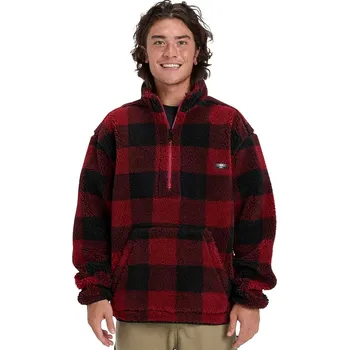 Pánská větrovka bunda Quiksilver Mercury Woodlands Sherpa - RSG1/Woodlands Biking Red XL