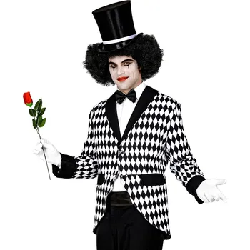 Karnevalový kostým Pánský frak Harlequin - M