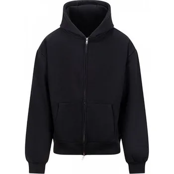 Pánská mikina Just Hoods Těžká oversize mikina s dvoucestným zipem a trojdílnou kapucí 440 g/m Barva: Černá, Velikost: XXL JH125