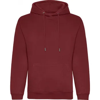Pánská mikina Just Hoods Standardní pánská klokanka z organické bavlny Barva: Červená vínová, Velikost: L JH201