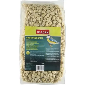 Krmivo pro ptáka Celoroční krmivo pro volně žijící ptáky Mr. Corn arašídová jádra 1,5 kg