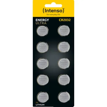 Článková baterie INTENSO Energy Ultra CR2032, Gombíkové batérie 10k