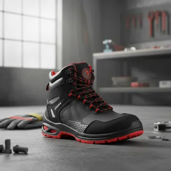 Pracovní oblečení Procera Obuv GENESIS S3 Velikost 40 (UK-6 1/2) černá/červená