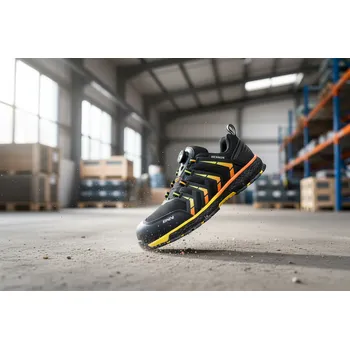 Pracovní obuv Z-STYLE Polobotky STINGER ESD S3, NON METALLIC Velikost 45 (UK-10) černá/žlutá