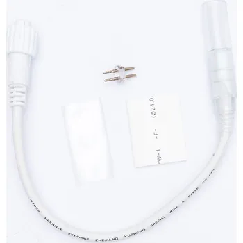 DECOLED Přípojka mezi LED hadicí a Easy Fix 0,25 m, bílý, samičí IP44