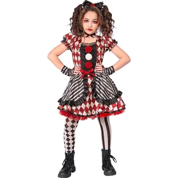 Karnevalový kostým Dívčí kostým harlekýnka - Pro věk 4-5 let