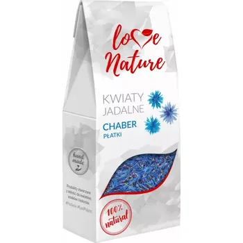 Jedlá dekorace na dort Jedlé květy modré chrpy Love Nature | Sušené květiny na zdobení dortů a dezertů 10 g