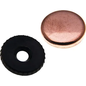 Krytka zrcadlová měděná 16 4,0x30 s vrutem PZ, 4ks