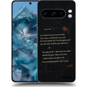 Pouzdro na mobilní telefon Picasee silikonový černý obal pro Google Pixel 10 - POET