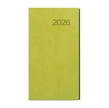 Diář Týdenní kapesní diář 2026 Vivella - zelený