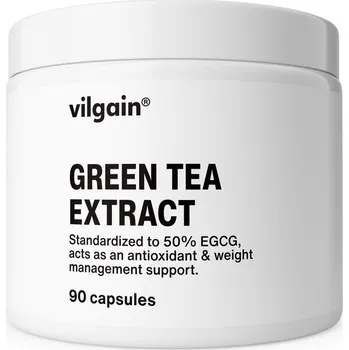 Přírodní produkt Vilgain Extrakt ze zeleného čaje – 90 kapslí