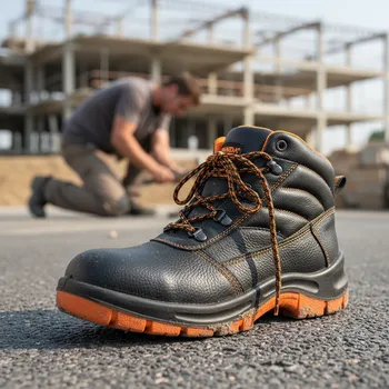 Pracovní obuv CERVA GROUP Obuv PANDA ALFA NEOS S1 Velikost 42 (UK-8) černá/oranžová