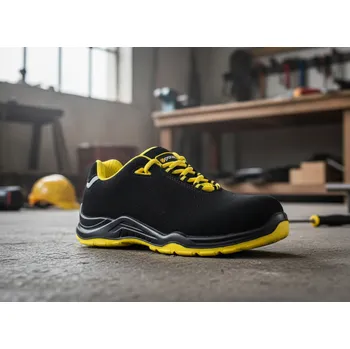 Pracovní obuv Procera Polobotky FIBER S1 Velikost 42 (UK-8) černá/žlutá