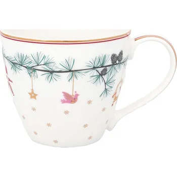 GREEN GATE Vánoční hrnek Juana White 300 ml