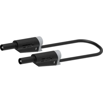 Měřicí kabel Electro PJP 2710-IEC-CD1-200N měřicí kabel lamelová zástrčka 4 mm lamelová zástrčka 4 mm 2.00 m černá 1 ks