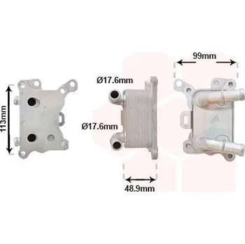 Motor automobilu Olejový chladič, motorový olej VAN WEZEL 33013702