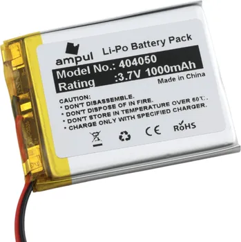 Li-Pol baterie 1000mAh, 3.7V, 404050