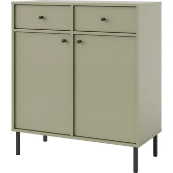 Komoda TOKYO 2 e | komoda 826 | 83,6 cm | eukalyptová/černá