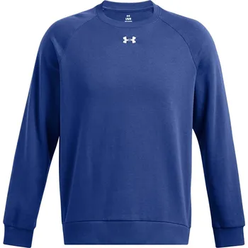 Pánský svetr Under Armour Armour UA Rival Fleece Crew Men's Blue 3XL