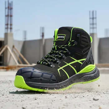 Pracovní obuv Procera Obuv ATLANTIS S1P Velikost 42 (UK-8) černá/zelená