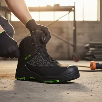 Pracovní obuv Procera Obuv MARKER S3 Velikost 46 (UK-11) černá/zelená