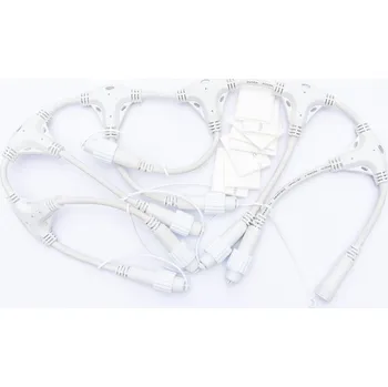 DECOLED Easy Fix T rozbočovač, 7 výstupů, bílý, IP44