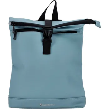 Městský batoh Batůžek SWISS ONLY MINI ROLLTOP, 9L světle modrý