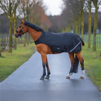 Deka pro koně BUSSE Deka pracovní Rain HL BUSSE, 50 g, černá Délka zad: 125 cm
