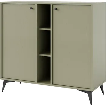 Komoda TOKYO 1 e | komoda 822 | 100,2 cm | eukalyptová/černá