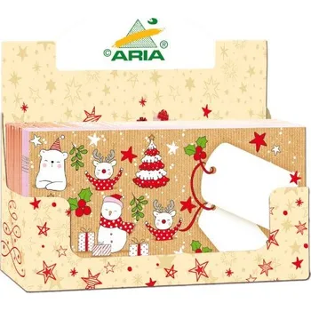 Obálka vánoční obálky 220x110mm DL s potiskem mix motivů Aria