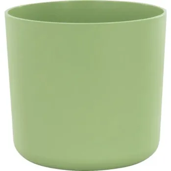 Květináč Obal na květináč plastový Lora Ø 7 cm x 6,5 cm pistáciový