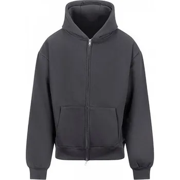 Pánská mikina Just Hoods Těžká oversize mikina s dvoucestným zipem a trojdílnou kapucí 440 g/m Barva: šedá uhlová, Velikost: M JH125