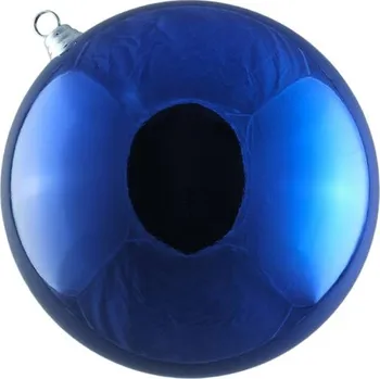 Velikonoční dekorace DECOLED Plastová koule, prům. 30 cm, modrá, lesklá v2