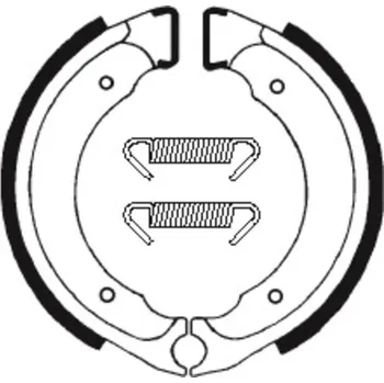 Nářadí na motocykly Organické brzdové čelisti TECNIUM Scooter/ATV - BA101 BA101