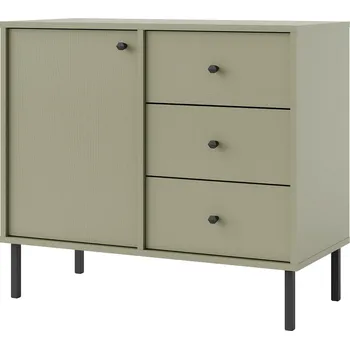 Komoda TOKYO 2 e | komoda 814 | 83,6 cm | eukalyptová/černá