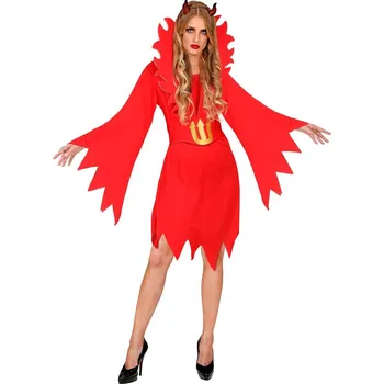 Karnevalový kostým Dámský kostým čertice s páskem - S