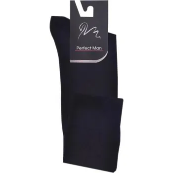 Hladké pánské podkolenky s elastanem Wola, grafit 45/47 i170_U9300002030G86