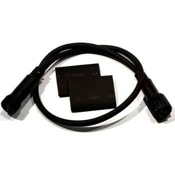 DECOLED Easy Fix prodlužovací kabel 0,5 m černý IP44