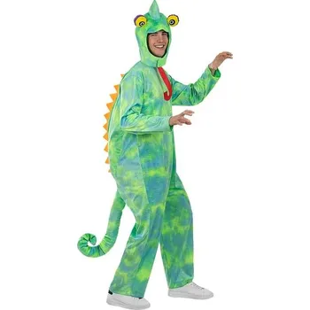 Karnevalový kostým Funiglobal - Kostým chameleón pro dospělé - L-XL