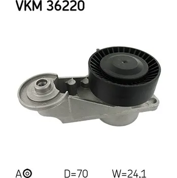 Napínák, žebrovaný klínový řemen SKF VKM 36220