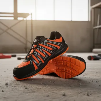 Pracovní obuv Polobotky MARS S1 Velikost 39 (UK-6) oranžová/černá