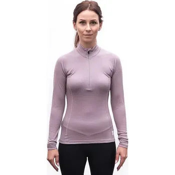 Dámské tričko Triko dámské dlouhé SENSOR BOLD ZIP merino modro/šedé Velikost: M